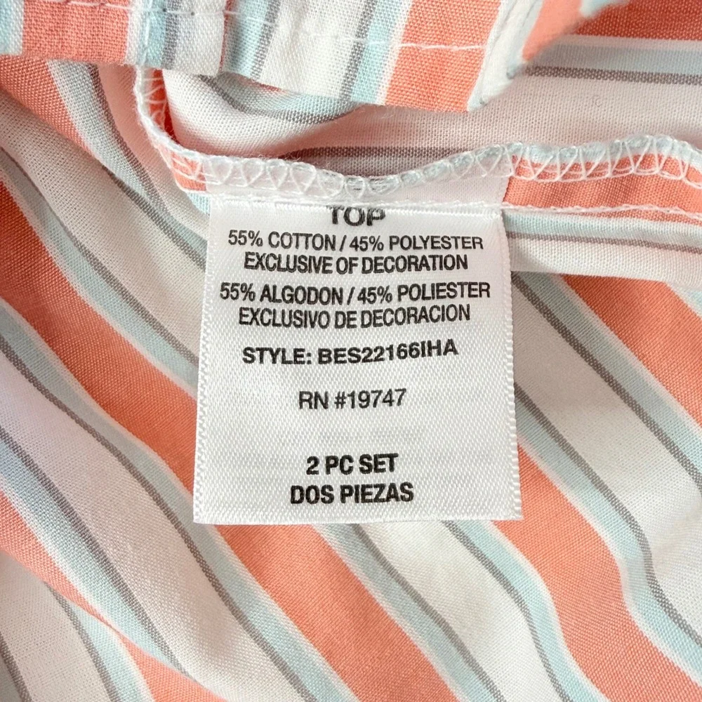 Baby BUM Equipment 12M Striped Button Down Shirt‎ and Khaki Pants 2pc Set NEW